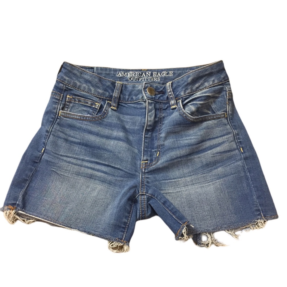 AMERICAN EAGLE Super Stretch Hi-Rise Shorts~Size 4